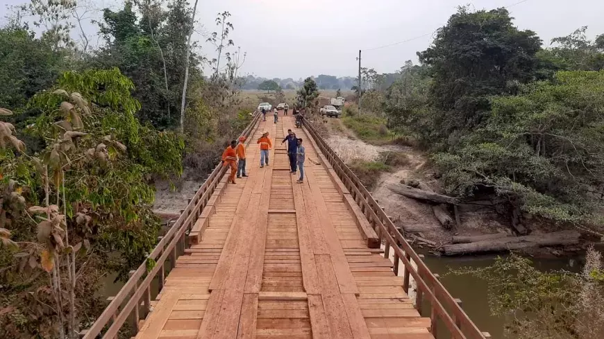 Deputado Alan Queiroz solicita a construção de uma ponte sobre o rio Novo Mundo, em Alvorada do Oeste